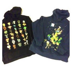 Two character hoodies